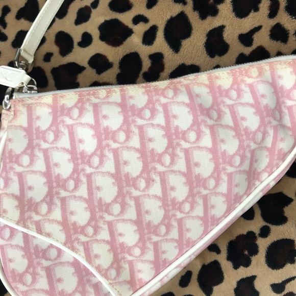 Vintage Dior Pink Saddle bag - Picture 4 of 6